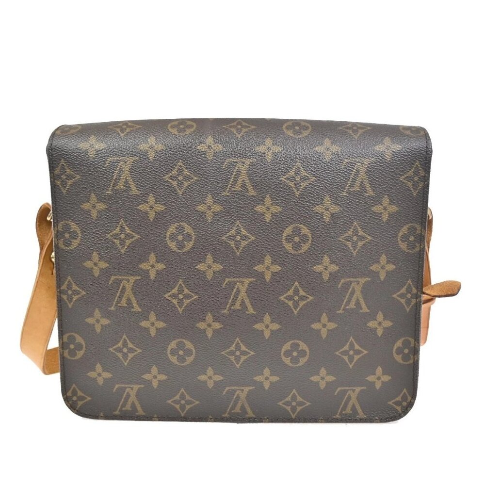 LOUIS VUITTON Cartouchiere MM Shoulder Bag Monogram Leather Brown M51253 62KC516 - Picture 3 of 16